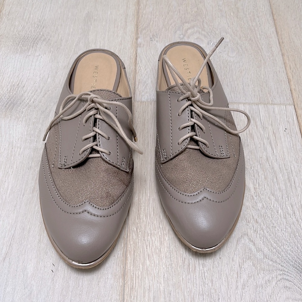 Westies loafer mules in beige